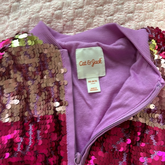 Sequin Jacket pink and purple - Picture 2 of 3